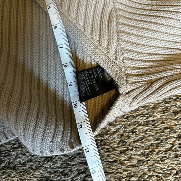 H&M women’s sweater shawl medium tan - Picture 7 of 7